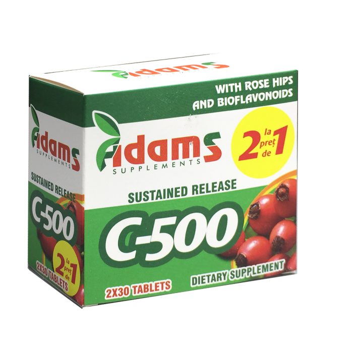 Vitamina C 500mg  macese x 30 tb (duo pack)
