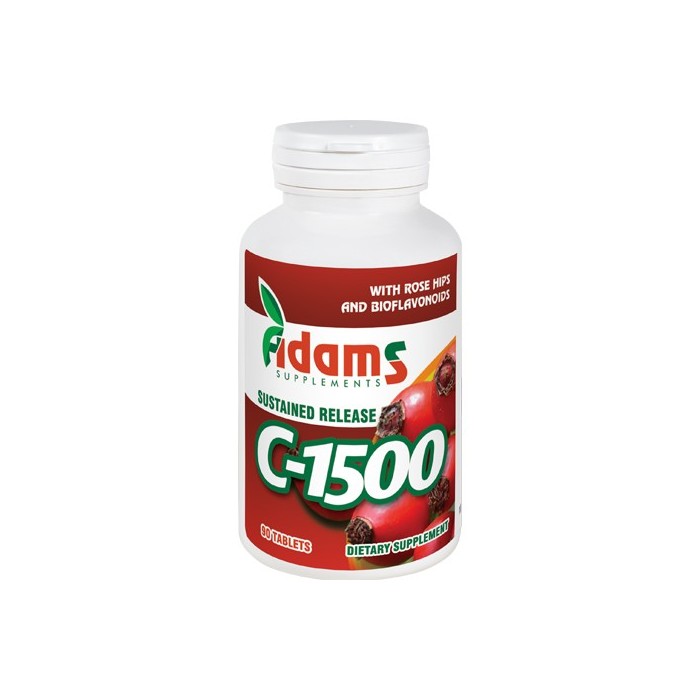 Vitamina C 1500 cu macese x 90 tb