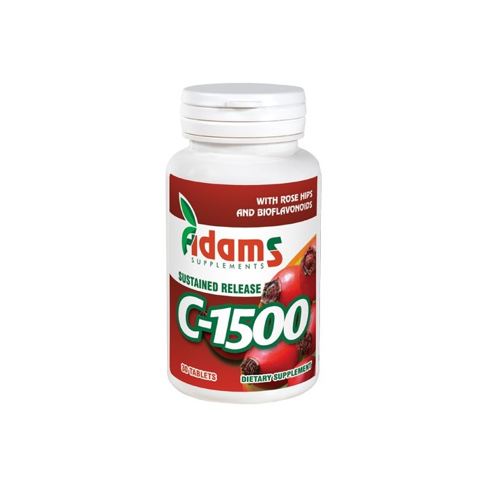 Vitamina C 1500 cu macese x 30 tb