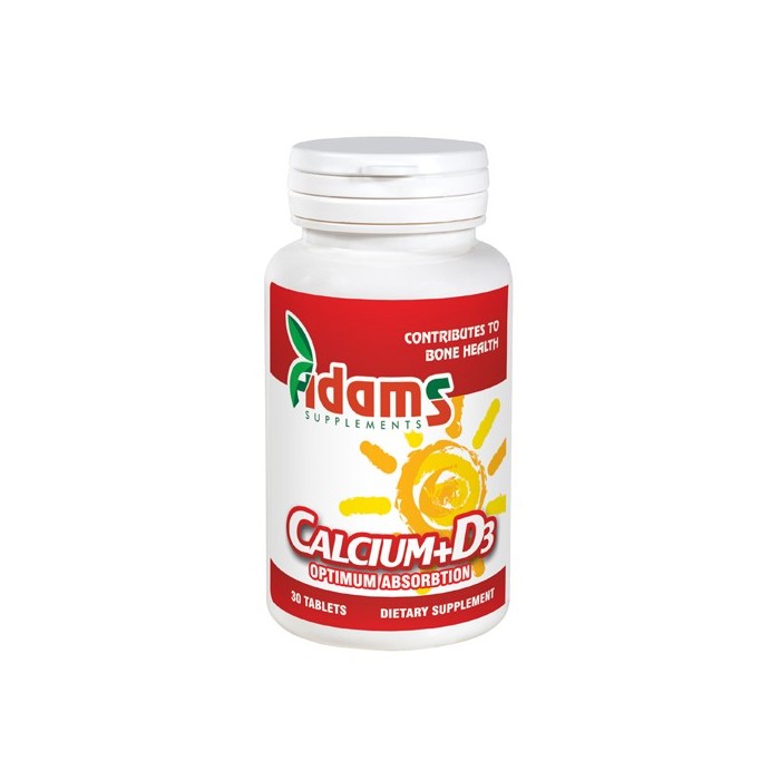 Adams Calciu  Vitamina D3 x 30 tb