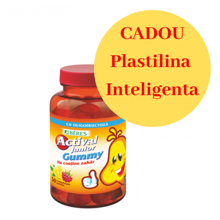 Actival junior, 60 de capsule masticabile  Plastilina, Beres