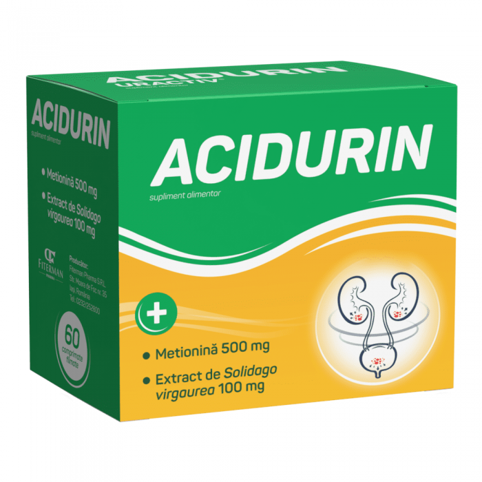 Acidurin, 60 comprimate, Fiterman Pharma