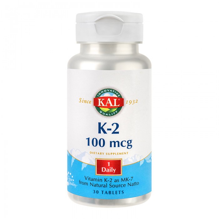 Vitamina K-2 100 mcg, 60 tablete, Secom