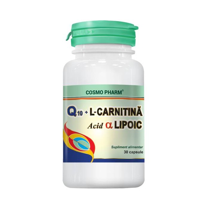 Q10L-CarnitinaAlfa Lipoic x 30 cps