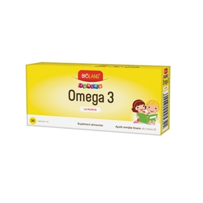 Omega 3 Junior, 30 capsule moi, Biofarm