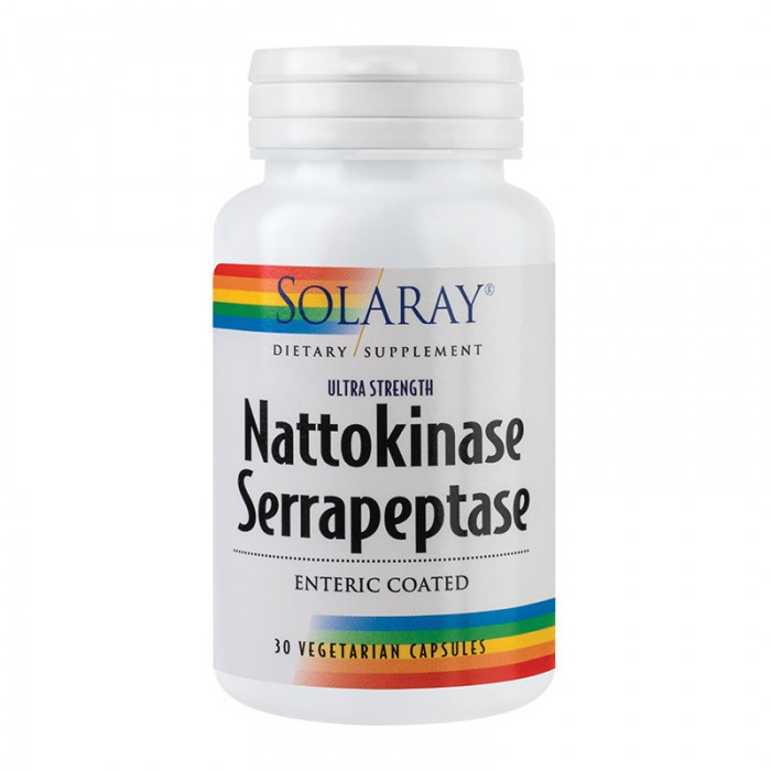 Nattokinase Serrapeptase, 30 capsule, Secom