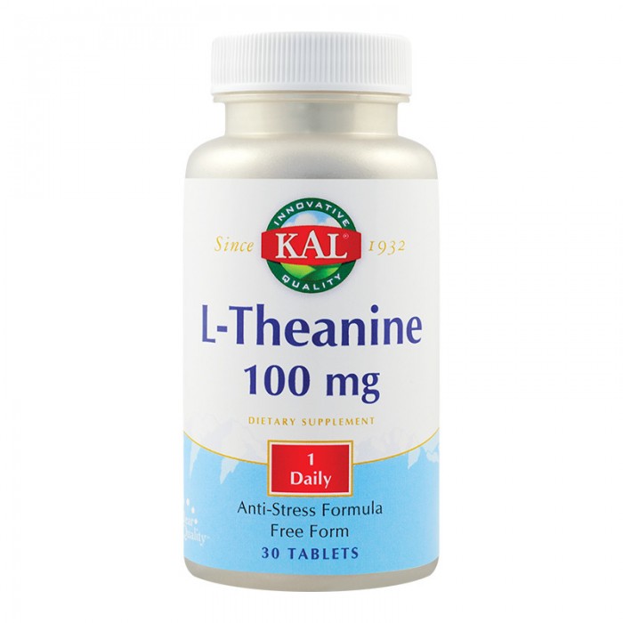 L-Theanine 100 mg, 30 tablete, Secom