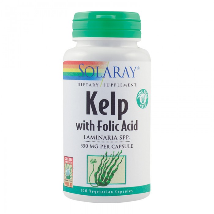 Kelp 550 mg, 100 capsule, Secom