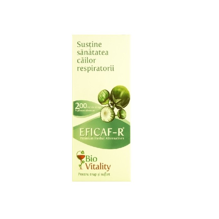 Eficaf R sirop, 200 ml, Bio Vitality