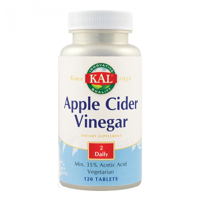 Apple cider vinegar 500 mg, 120 tablete, Secom