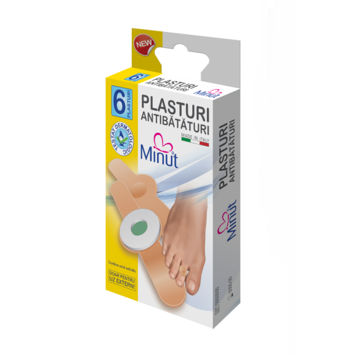 Plasturi antibataturi, 6 buc, Minut