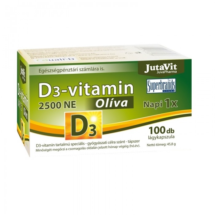 Vitamina D3 2500 ui x 100 tb