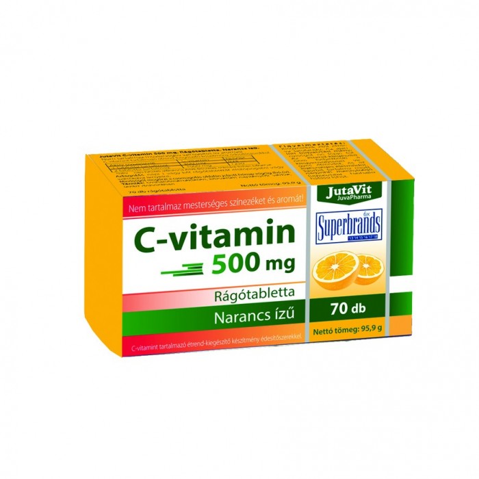 Vitamina C 500mg masticabila x 70 buc