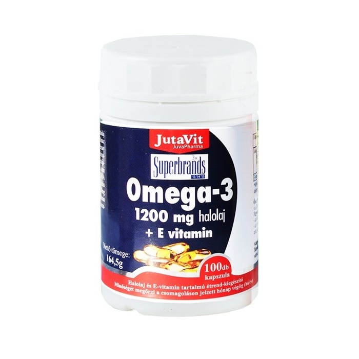 Omega 3 ulei de peste 1200 mg  Vitamina E x 100 cps