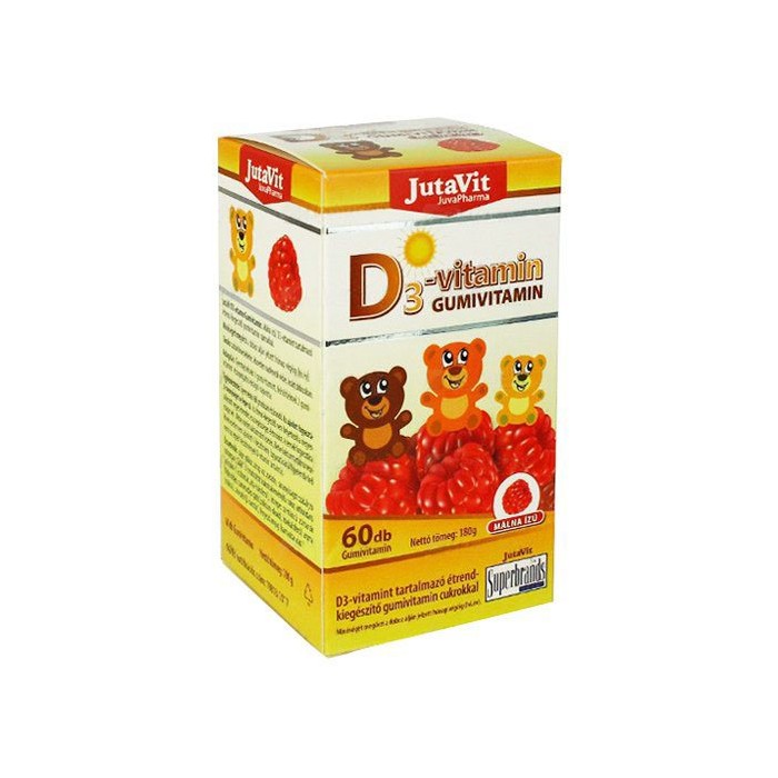 Vitamina D3 Gummy zmeura x 60 tb