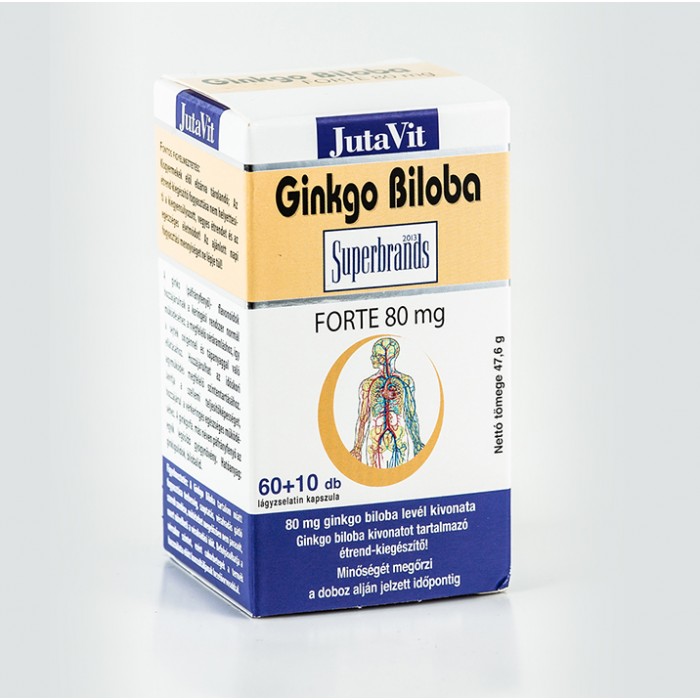 Ginkgo Biloba 80 mg x 70 buc