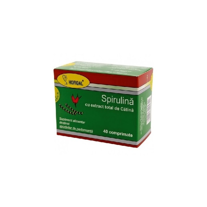 Spirulina cu extract total de catina x 40 cpr