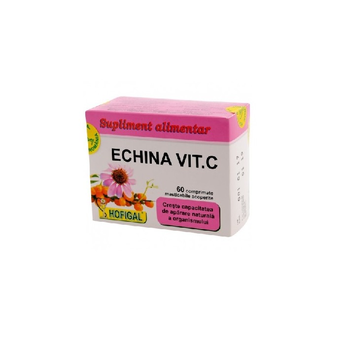 Echina vitamina C x 60 cpr