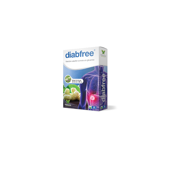 Diabfree, 30 comprimate, Polipharma