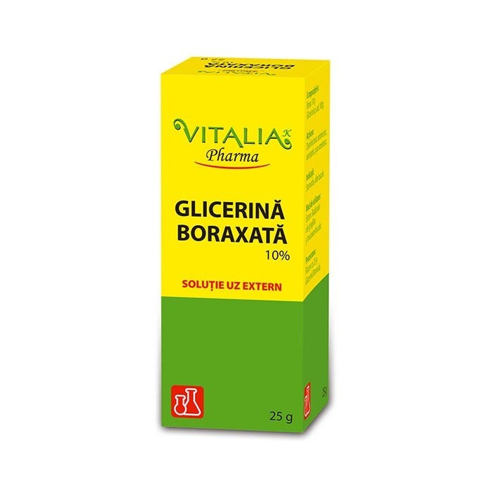 Glicerina boraxata 10%, 25g, Vitalia