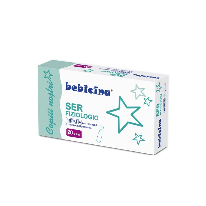Ser fiziologic monodoze Bebicina, 20 x 5 ml, Omega Pharma