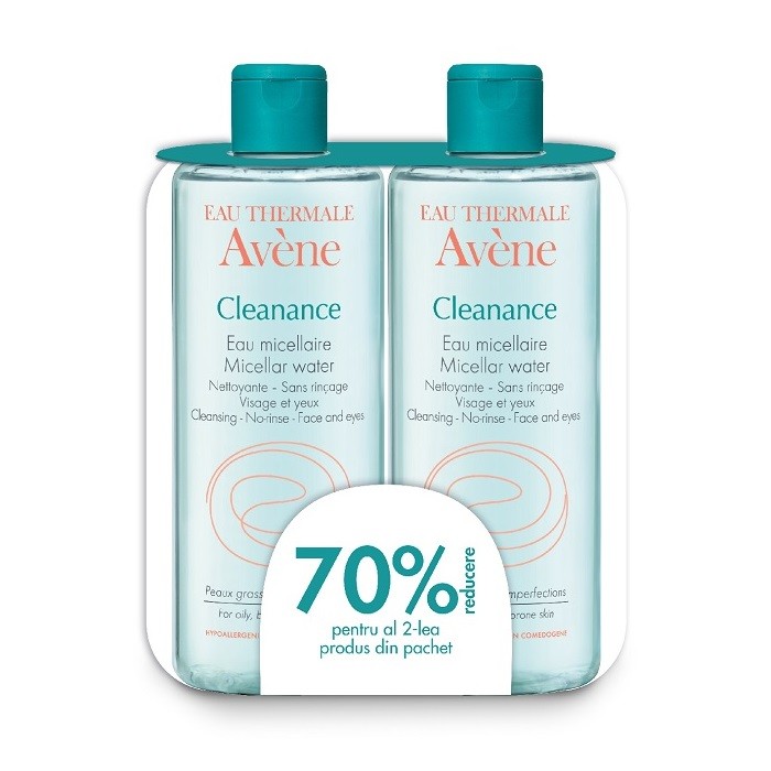 Avene cleanance apa micelara x400ml (duo pack)