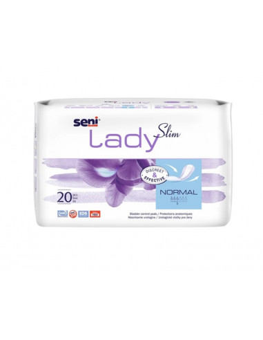 Absorbante pentru incontinenta Seni Lady Normal Slim, 20 bucati, Seni