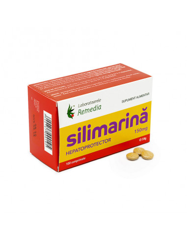 Silimarina 150mg, 100 comprimate, Lab. Remedia