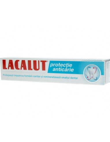 Pasta de dinti Lacalut Protectie anticarie, 75 de ml, Zdrovit