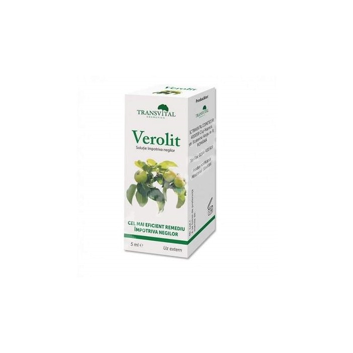 Verolit Solutie pt negi 5 ml, Transvital