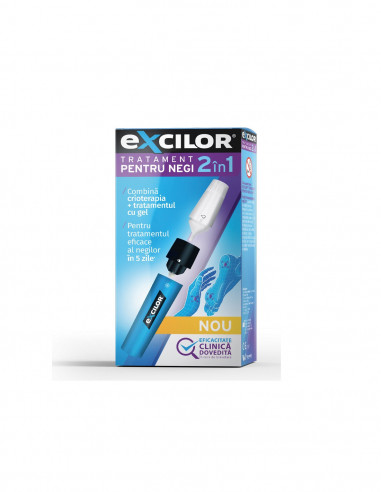 Excilor tratament pentru negi 2 in 1,3.3 ml, JECARE