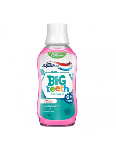 Aquafresh apa de gura big teeth fruity flavour, 300ml, GLAXOSMITHKLINE ANGLIA