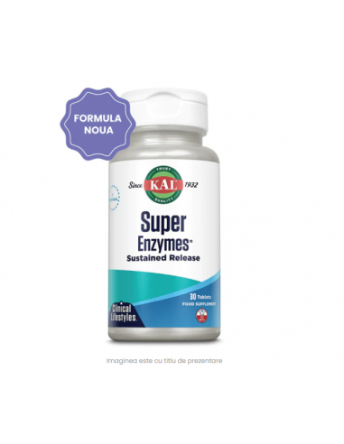 Super Enzymes, 30 tablete, Secom