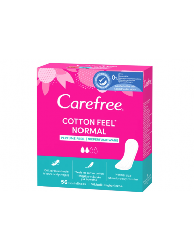 Carefree zilnice cotton fresh, 56 bucati, PROCTER & GAMBLE