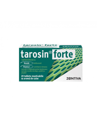 Tarosin forte, 20 tablete masticabile, ZENTIVA SA (ROMANIA)