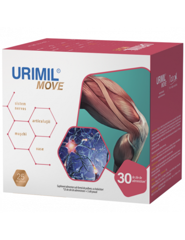 Urimil move, 25 plicuri, FARMA DERMA SRL