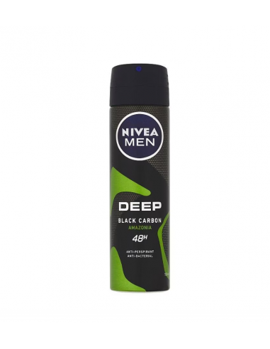 Nivea men deo spray deep Black Carbon Amazonia,150 ml, Beiersdorf Medical