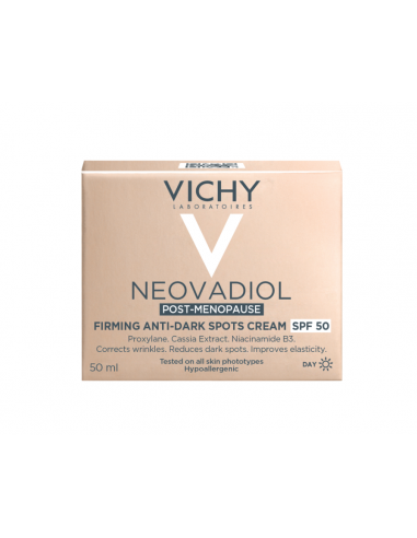 Vichy neovadiol post-menopause crema de zi cu efect de ferm si anti-pete pigmentare brune SPF50, 50 ml