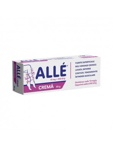 Alle 10mg+250UI crema, 50g, FITERMAN PHARMA S.R.L. - ROMANIA