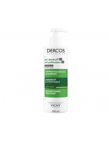 Vichy dercos sampon antimatreata par uscat, 390 ml, LA ROCHE-POSAY LABORAT FRANCE