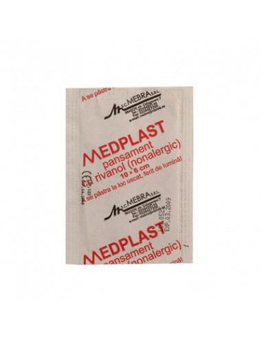 Medplast 10x6cm, 150 bucati, MEBRA SRL BRASOV