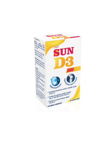 Sun D3 5000 UI, 30 capsule, Sun Wave Pharma