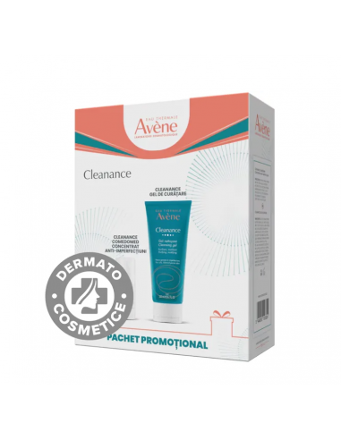 Avene cleanance comedomed x 30ml + Gel de curatatre x 200ml pachet promo, LAB. PIERRE FABRE FRANTA