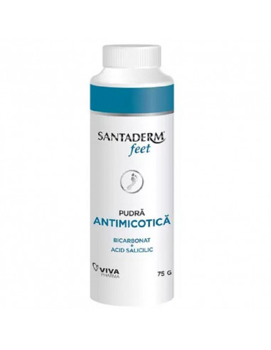 Santaderm 4Feet pudra antimicotica, 75 g, VITALIA SA PLOIESTI