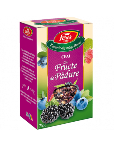 Ceai fructe de padure, 75 g, FARES SA ORASTIE