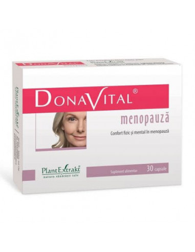 Donavital menopauza, 30 capsule, PLANTEXTRAKT CLUJ