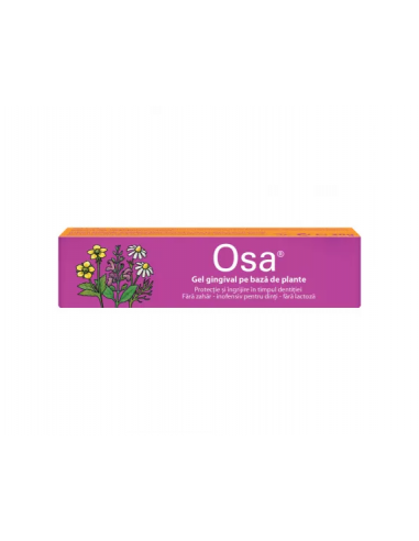 OSA  gel gingival pe baza de plante, 20g, QUEISSER PHARMA GMBH&CO GERMANIA