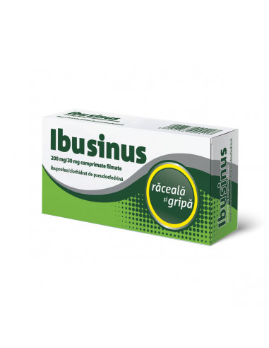 Ibusinus 200mg/30mg, 20 comprimate filmate, Labormed Pharma Trading
