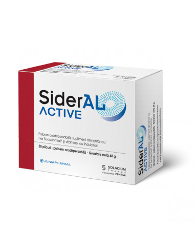 Sideral active, 30 plicuri granule orodispersabile, Labormed Pharma Trading