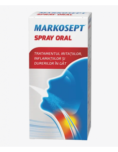 Markosept spray oral, 20ml, Fiterman Pharma